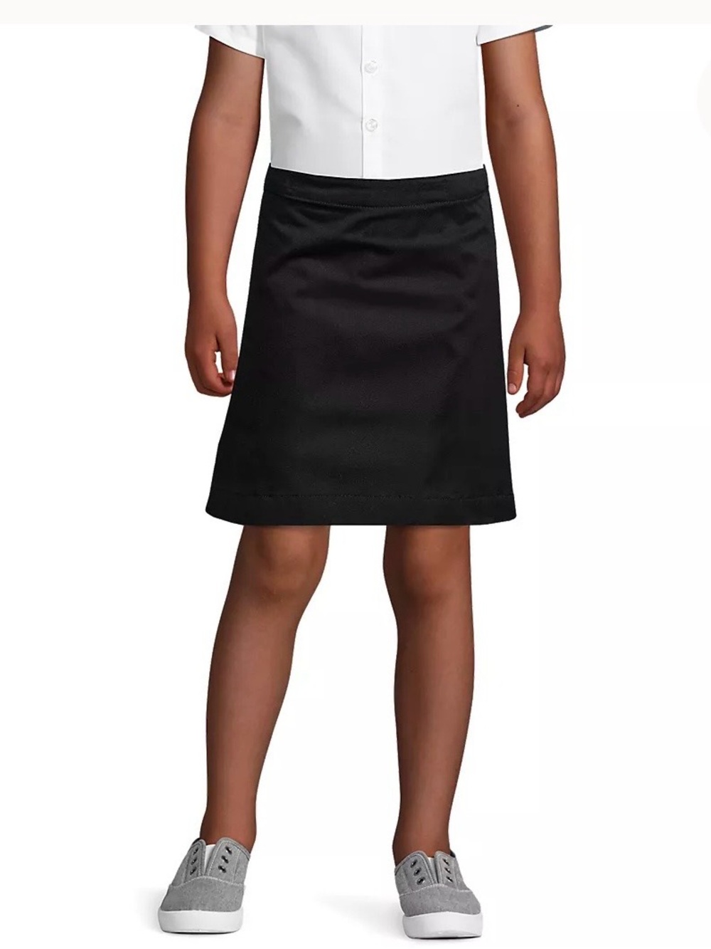 NWOT Lands' End Sz 16 Black Skort School Uniform/School Program/Dressy Casual